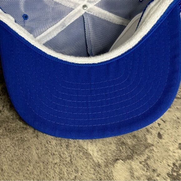 VTG Lafayette Wire Production Inc Blue Adjustable Strapback Hat OS - Picture 9 of 12